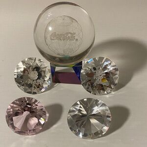 Crystal Sphere and Gem Set